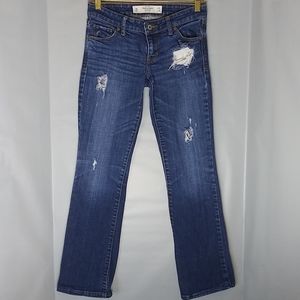 Abercrombie & Fitch Low Rise Distressed Boyfriend Jean Size 0